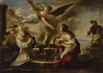 Luca Giordano  - Bilder Gemälde - The Sacrifice of Manoah