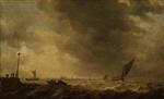 Jan van Goyen - paintings - A River Estuary