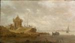 Jan van Goyen - Bilder Gemälde - Fort on a River