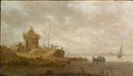 Jan van Goyen - paintings - Fort on a River