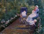 Mary Cassatt  - Bilder Gemälde - Kinder im Garten