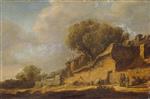 Jan van Goyen  - Bilder Gemälde - Landscape with a Peasant Cottage