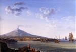 Jacob Philipp Hackert - Bilder Gemälde - Blick auf Catania und den Ätna