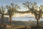 Jacob Philipp Hackert - paintings - Blick von der Solfatara