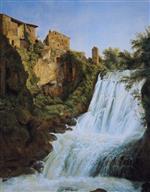 Jacob Philipp Hackert - Bilder Gemälde - Cascata Grande in Tivoli