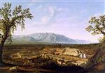 Jacob Philipp Hackert - paintings - Die Ausgrabungen in Pompeji