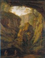 Jacob Philipp Hackert - Bilder Gemälde - Die Grotte des Heiligen Franziskus auf dem Monte Verna