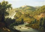 Jacob Philipp Hackert - Bilder Gemälde - Die Villa d’Este in Tivoli