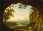 Jacob Philipp Hackert  - Bilder Gemälde - Landscape with an Ancient Festival