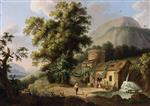 Jacob Philipp Hackert  - Bilder Gemälde - Mühle bei Vietri