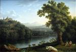 Jacob Philipp Hackert  - Bilder Gemälde - River Landscape