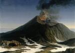 Jacob Philipp Hackert  - Bilder Gemälde - The Eruption of Etna
