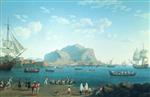 Jacob Philipp Hackert  - Bilder Gemälde - The Port of Palermo