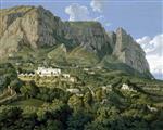 Jacob Philipp Hackert  - Bilder Gemälde - View of Anacapri