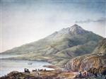 Jacob Philipp Hackert  - Bilder Gemälde - View of Mount Etna from Taormina