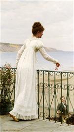 Edmund Blair Leighton - Bilder Gemälde - A Favour