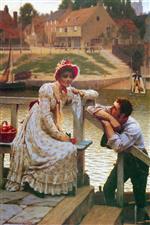 Edmund Blair Leighton - Bilder Gemälde - Courtship