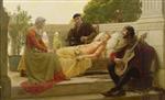 Edmund Blair Leighton - Bilder Gemälde - How Liza Loved the King