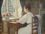 Edmund Blair Leighton  - Bilder Gemälde - Straying Thoughts