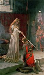 Edmund Blair Leighton  - Bilder Gemälde - The Accolade