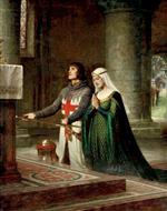 Edmund Blair Leighton  - Bilder Gemälde - The Dedication