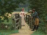 Edmund Blair Leighton  - Bilder Gemälde - The Gallant Suitor