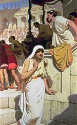 Edmund Blair Leighton  - Bilder Gemälde - The Gladiators Wife 
