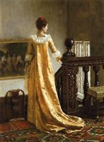 Edmund Blair Leighton  - Bilder Gemälde - The Golden Train