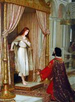 Edmund Blair Leighton  - Bilder Gemälde - The King and the Beggar-maid