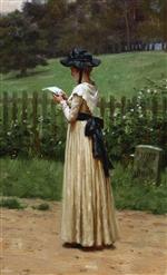 Edmund Blair Leighton  - Bilder Gemälde - The Love Letter