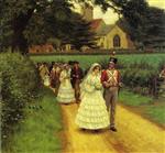 Edmund Blair Leighton  - Bilder Gemälde - The Wedding March