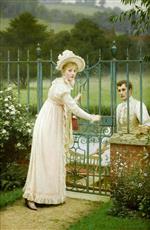 Edmund Blair Leighton  - Bilder Gemälde - Where there's a will