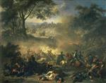 Jean Marc Nattier - Bilder Gemälde - Die Schlacht bei Poltawa