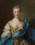 Jean Marc Nattier - Bilder Gemälde - Madame de La Porte