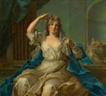 Jean Marc Nattier  - Bilder Gemälde - Portrait of a Lady as a Vestal Virgin