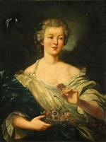 Jean Marc Nattier  - Bilder Gemälde - Portrait of a Lady