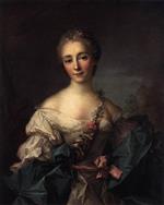 Jean Marc Nattier  - Bilder Gemälde - Portrait of a Young Woman