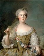 Jean Marc Nattier  - Bilder Gemälde - Portrait of Madame Sophie