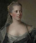 Jean Marc Nattier  - Bilder Gemälde - Portrait of Princess Ekaterina Dmitrievna Golitsyna