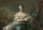 Jean Marc Nattier  - Bilder Gemälde - Princess Victoire of France - The Water