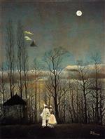 Henri Rousseau - Bilder Gemälde - A Carnival Evening