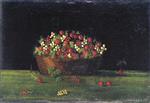 Henri Rousseau - Bilder Gemälde - Basket of Gooseberries and Cheries