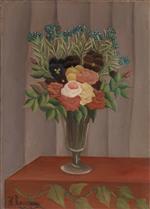Henri Rousseau - Bilder Gemälde - Bouquet of Flowers