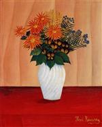 Henri Rousseau - Bilder Gemälde - Bouquet of Flowers