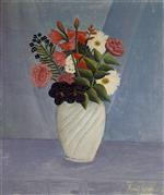 Henri Rousseau - Bilder Gemälde - Bouquet of Flowers-2