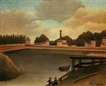 Henri Rousseau - Bilder Gemälde - Family Fishing
