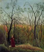 Henri Rousseau - Bilder Gemälde - Forest Promenade