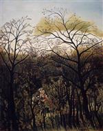 Henri Rousseau - Bilder Gemälde - Forest Rendezvous