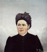 Henri Rousseau  - Bilder Gemälde - Portrait of a Woman-2
