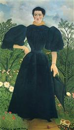 Henri Rousseau  - Bilder Gemälde - Portrait of a Woman